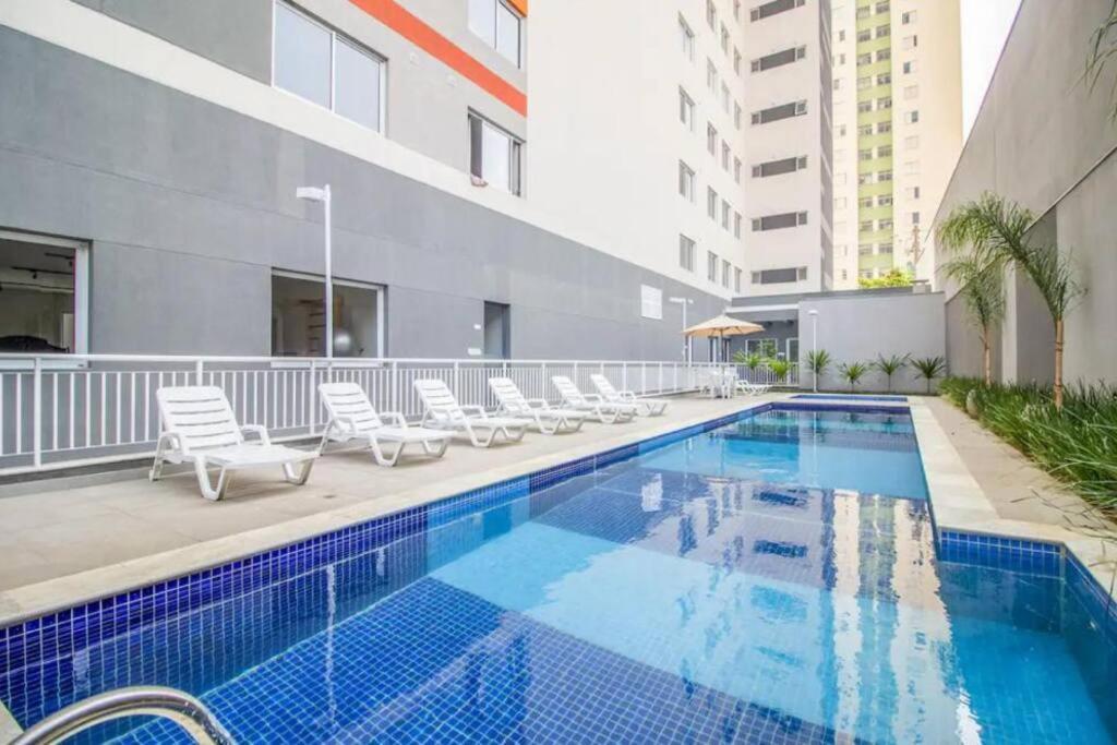 Novo Studio Zafira Metro Bras C/ Piscina 圣保罗 外观 照片
